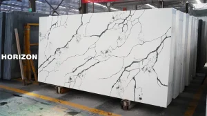 Quartz Slabs Calacatta Surface For Countertops Horizon China