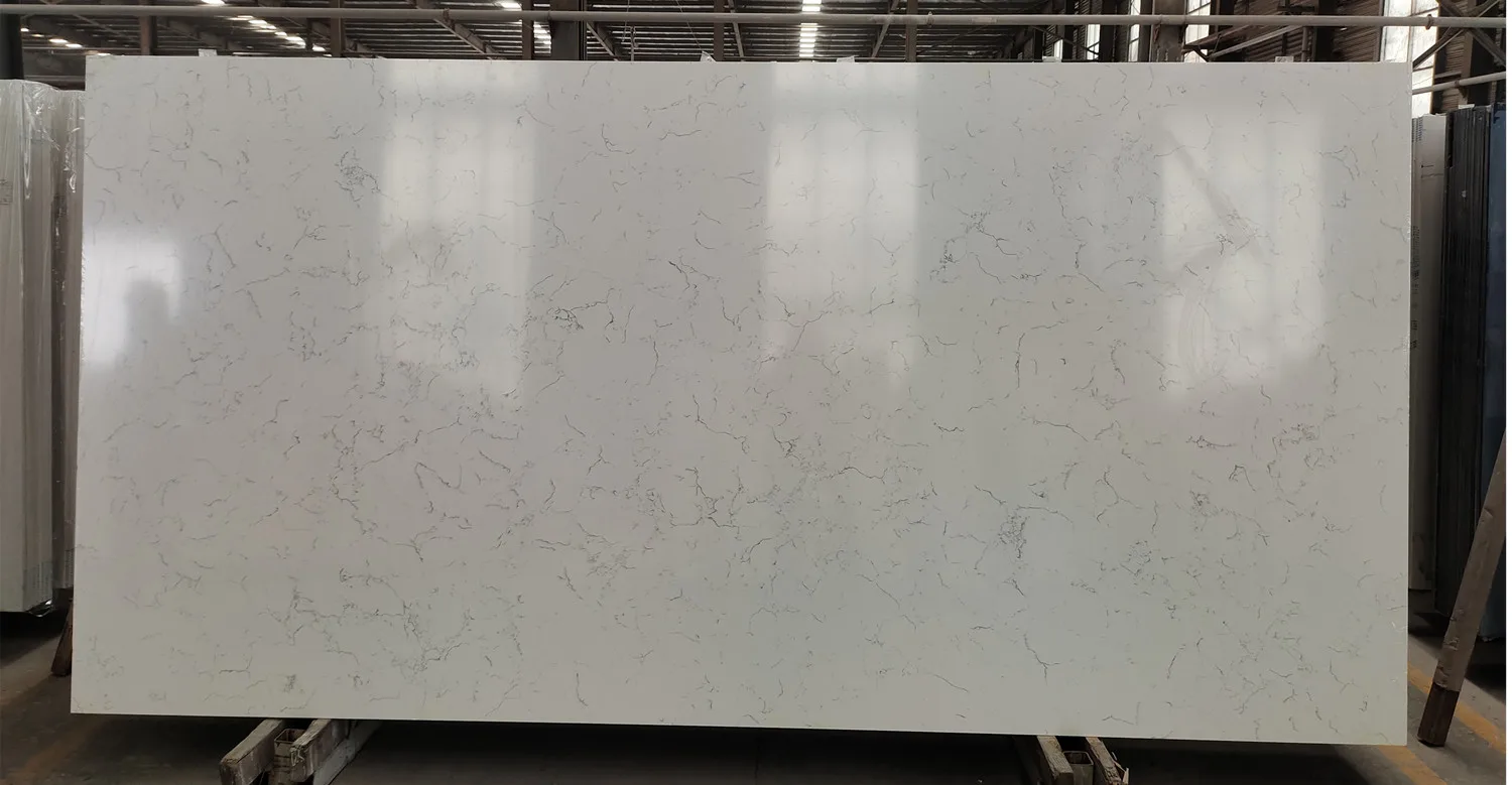 Quartz Slabs Carrara Surface 830 For Countertops Horizon China