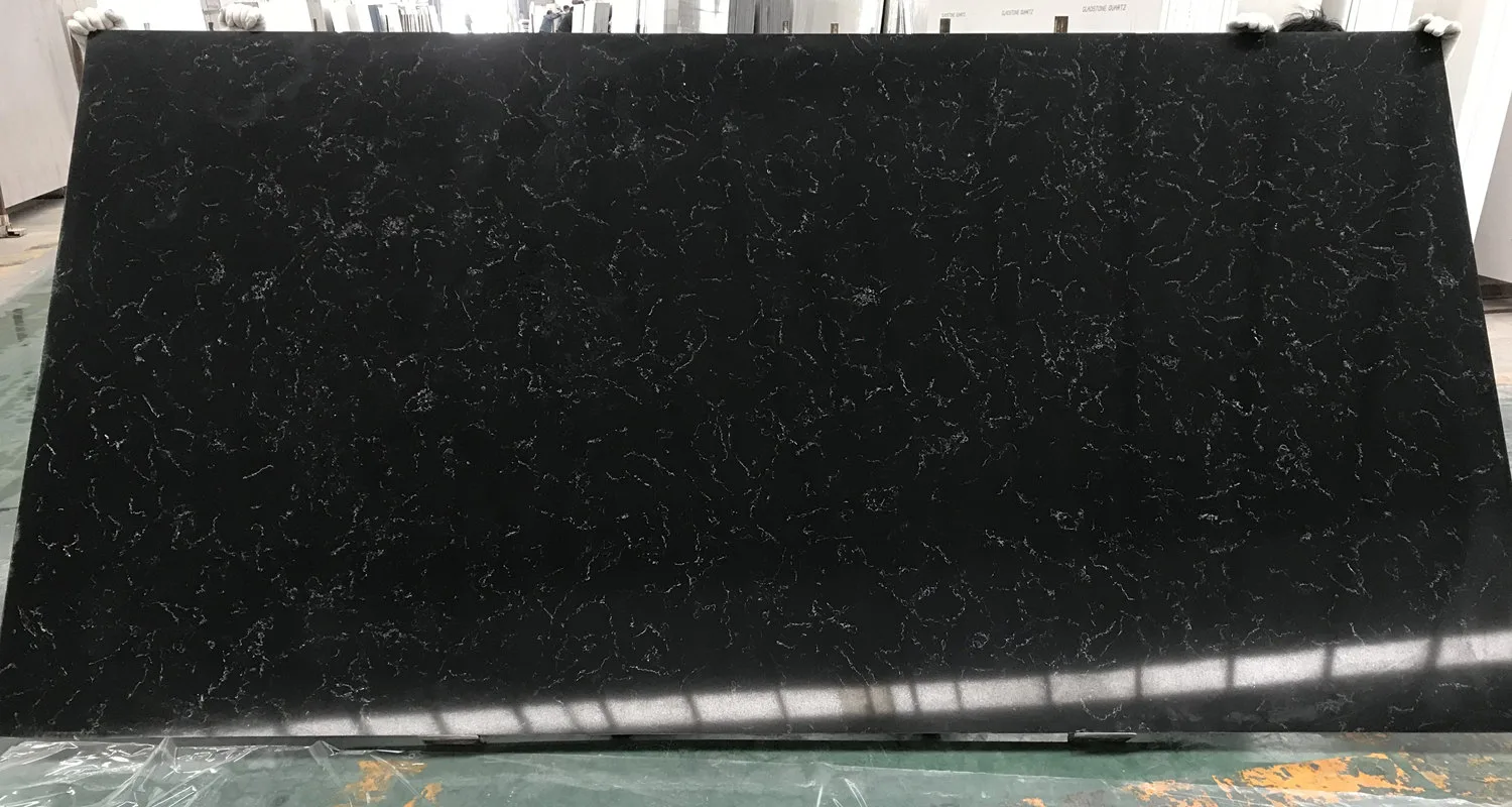 Quartz Slabs Carrara Surface C15 For Countertops Horizon China