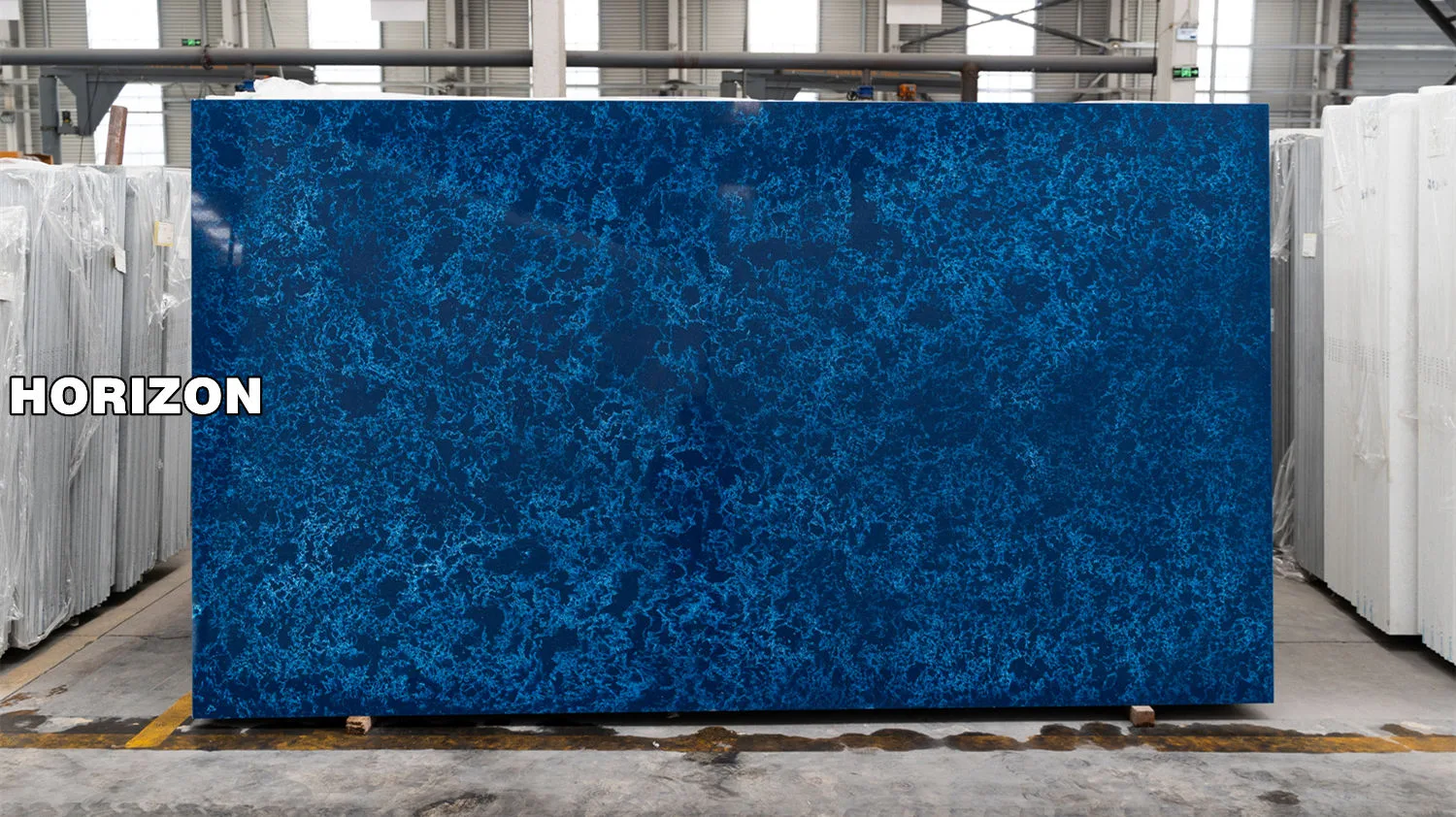 Quartz Stone Slabs Unique Pattern 2075 For Countertops Horizon China