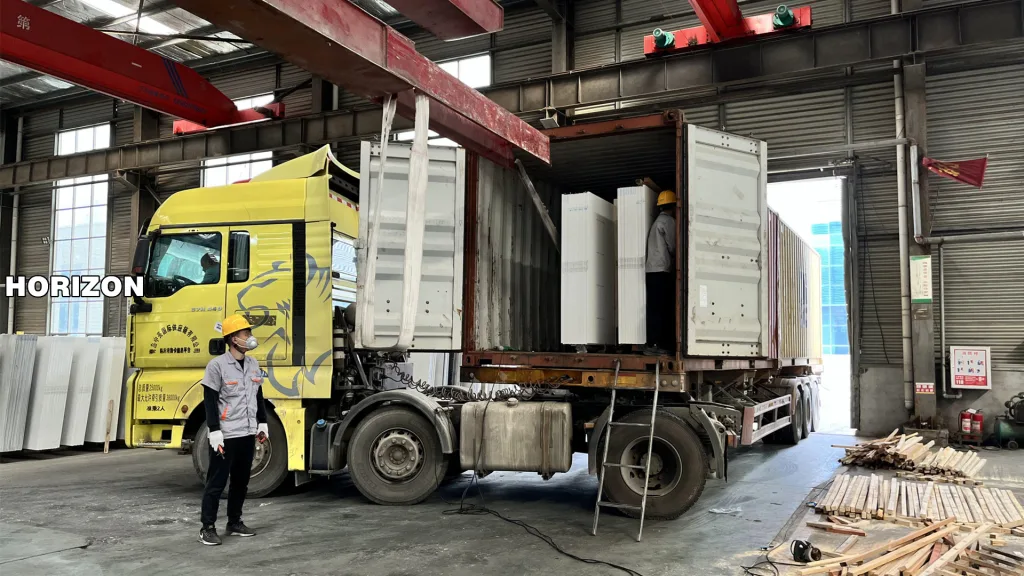 HORIZON QUARTZ SLAB FACTORY LOADING MOMENTS