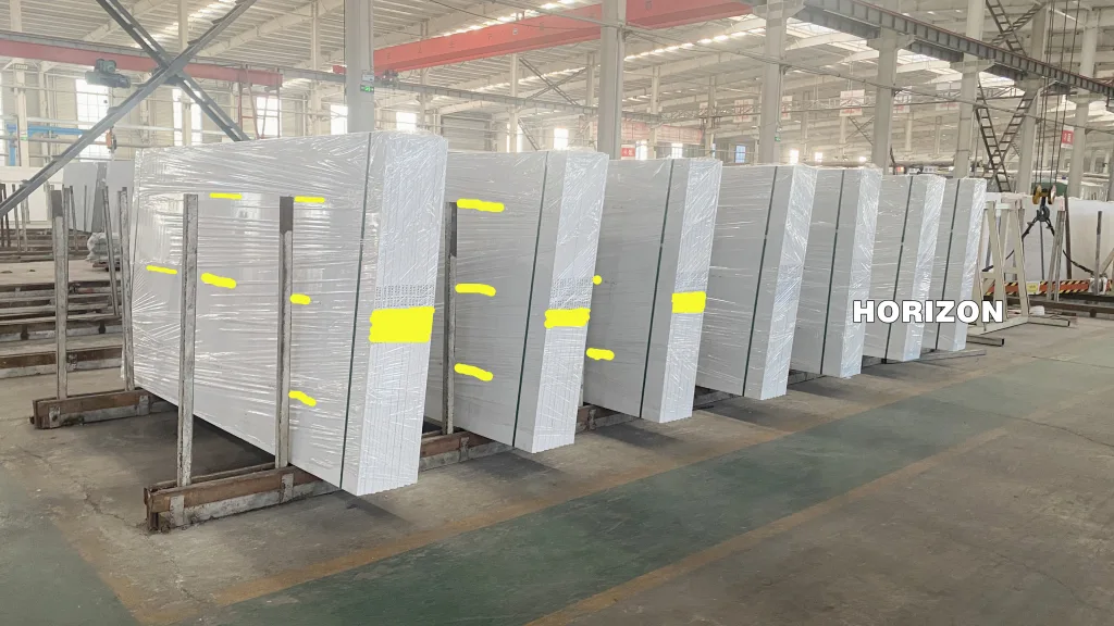 7 Bundle Quartz Stone Slabs One Full Container Ready For Load