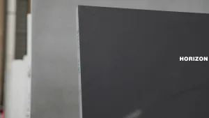 DARK PURE GREY ES1003 CLOSE UP 2 BEST QUARTZ STONE SLAB - HORIZON QUARTZ