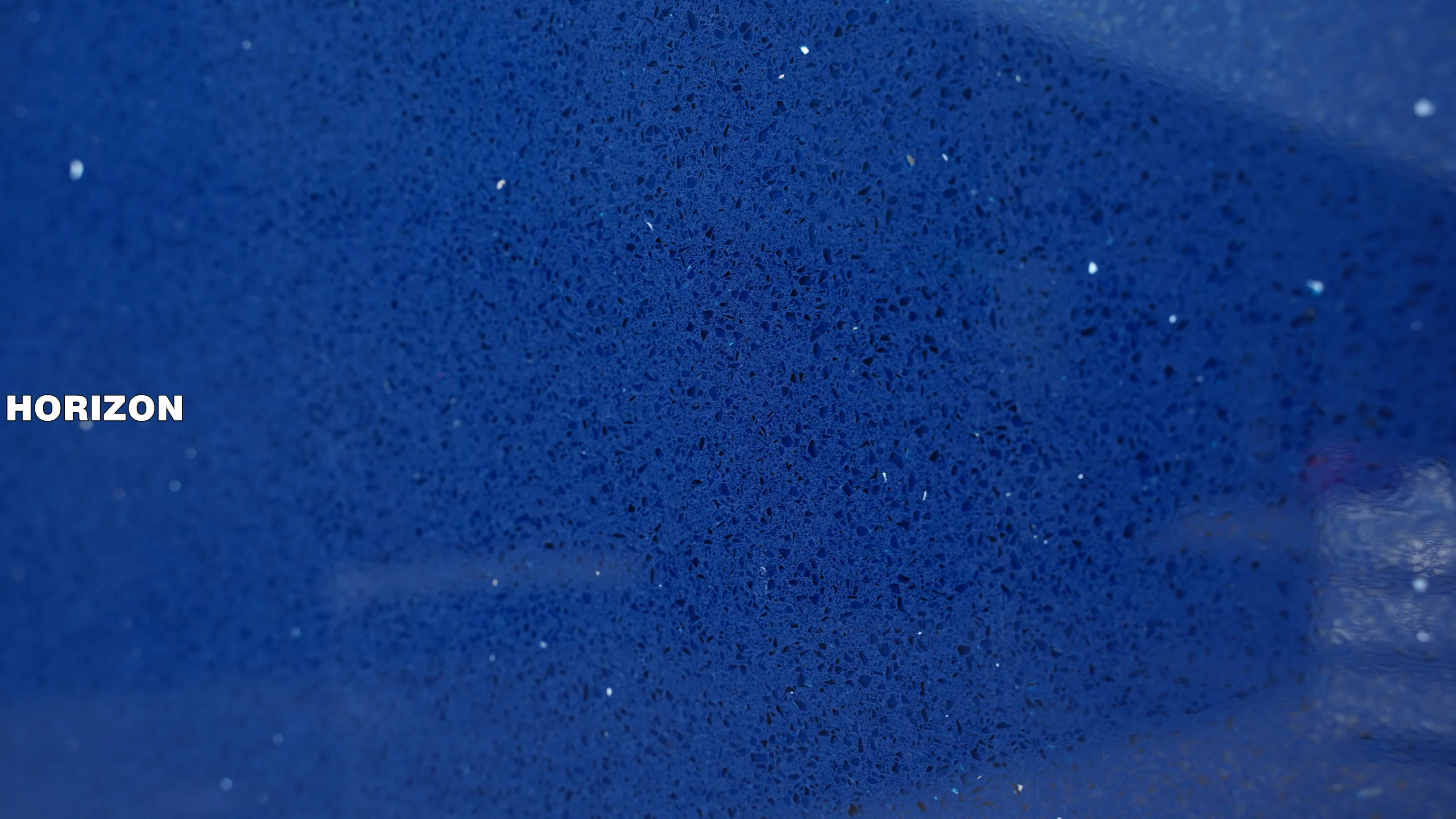 DIAMOND BLUE (SPARKLE BLUE) 0330 CLOSE UP 1 BEST QUARTZ STONE SLAB - HORIZON QUARTZ