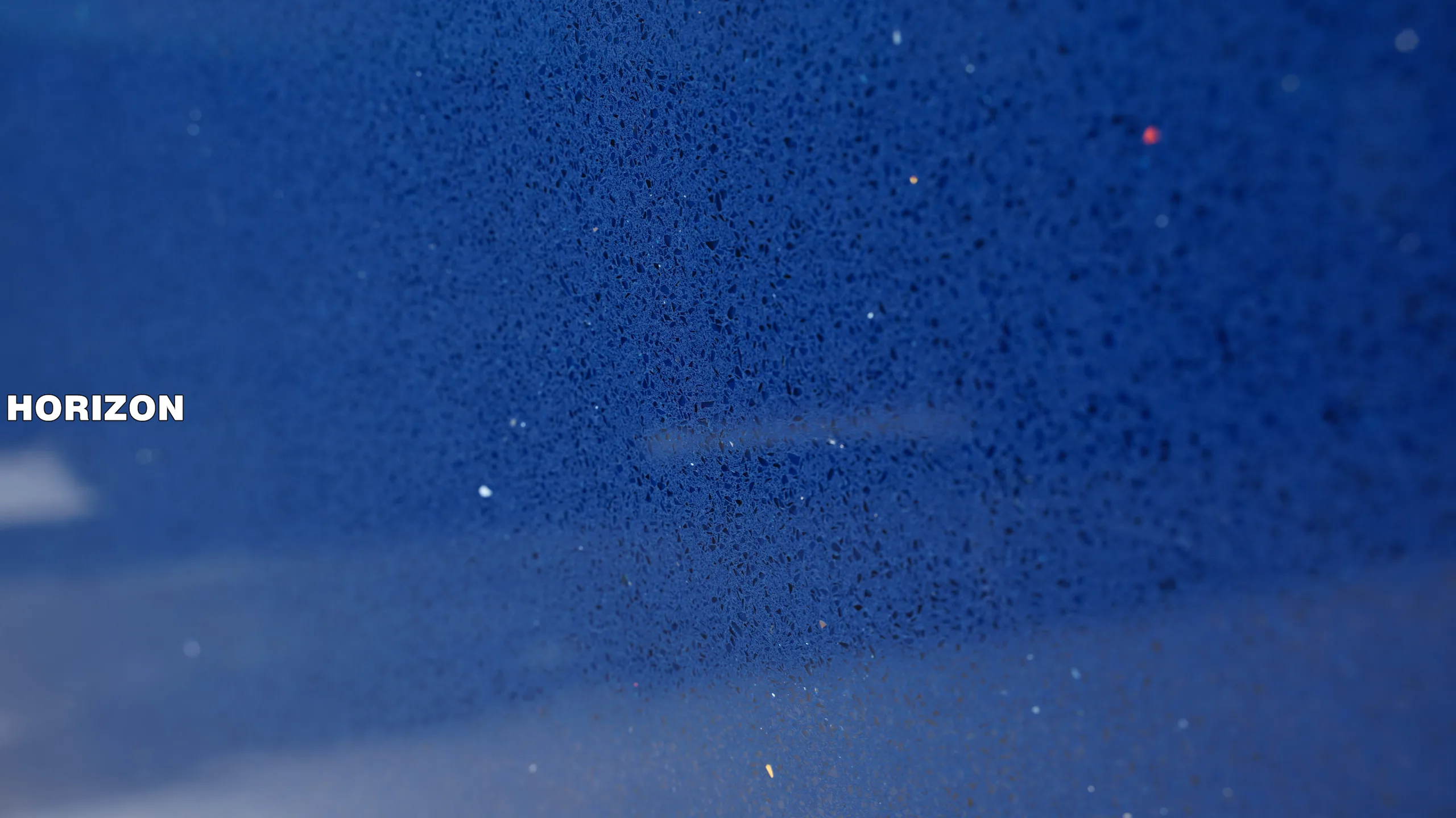 DIAMOND BLUE (SPARKLE BLUE) 0330 CLOSE UP BEST QUARTZ STONE SLAB - HORIZON QUARTZ