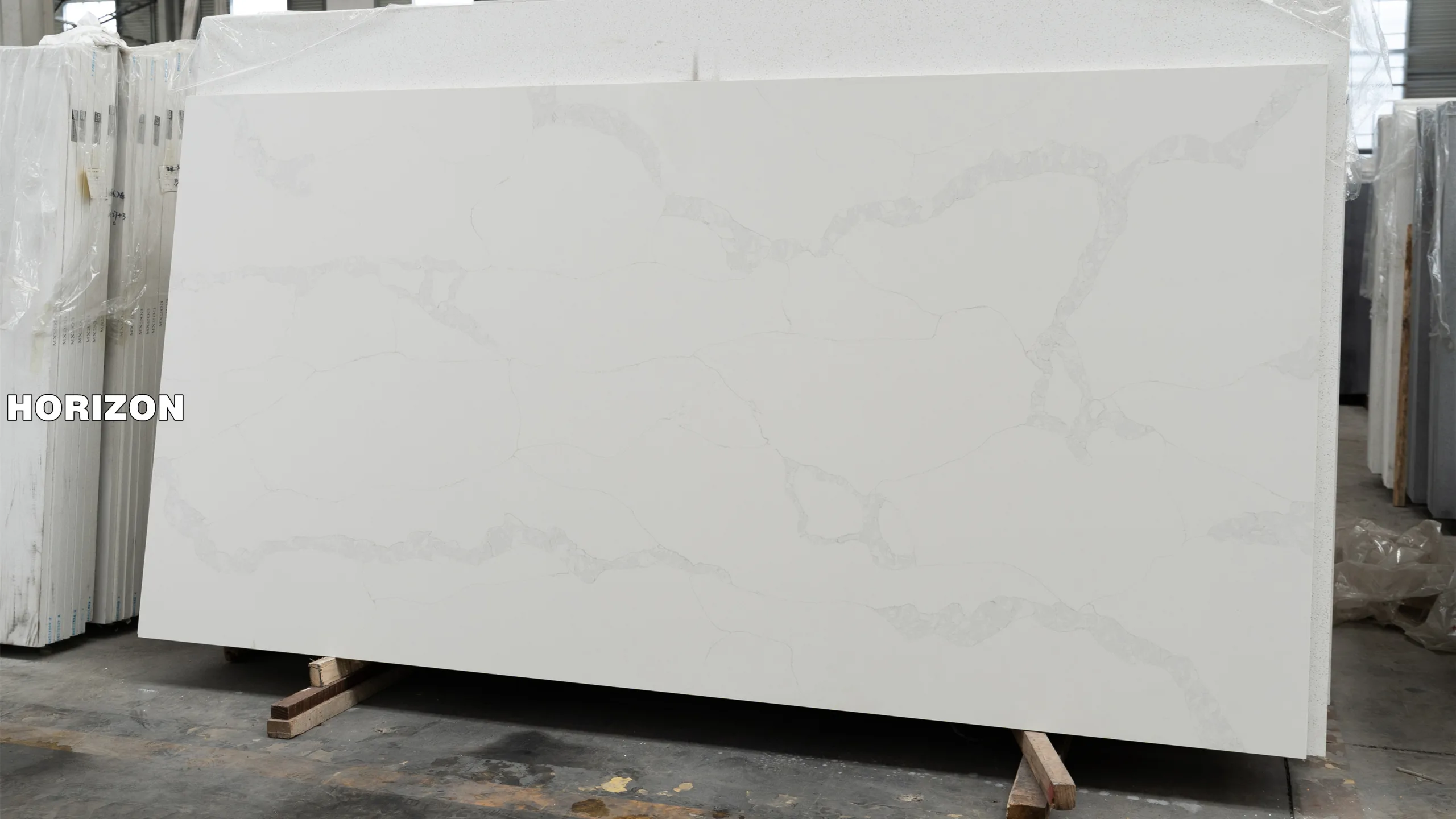 QUARTZ CALACATTA 1007 BEST QUARTZ STONE SLABS - HORIZON QUARTZ