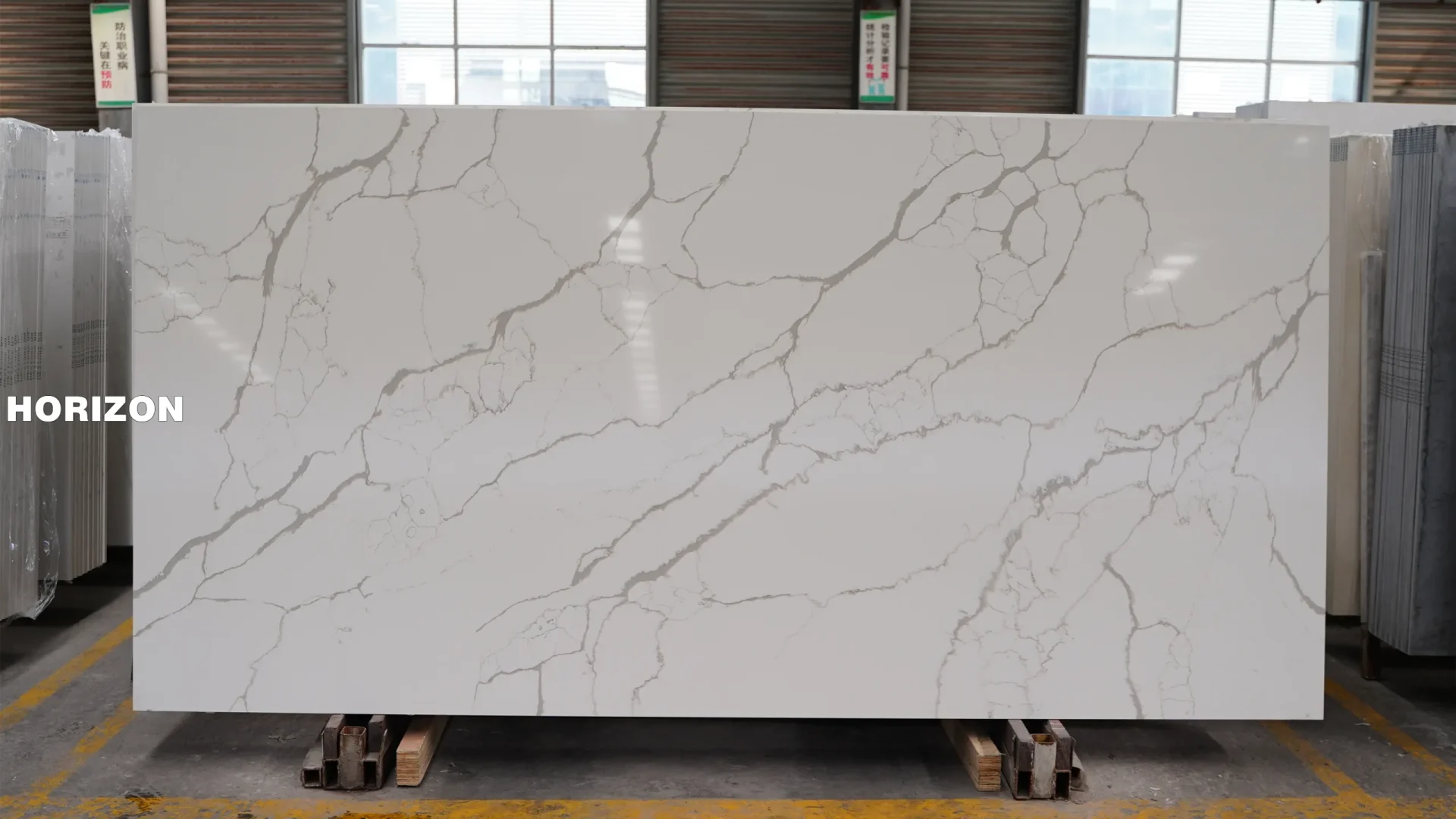 QUARTZ CALACATTA 1103 BEST QUARTZ STONE SLAB - HORIZON QUARTZ