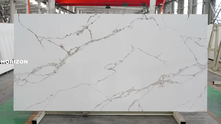 QUARTZ CALACATTA 1127 BEST QUARTZ STONE SLAB - HORIZON QUARTZ