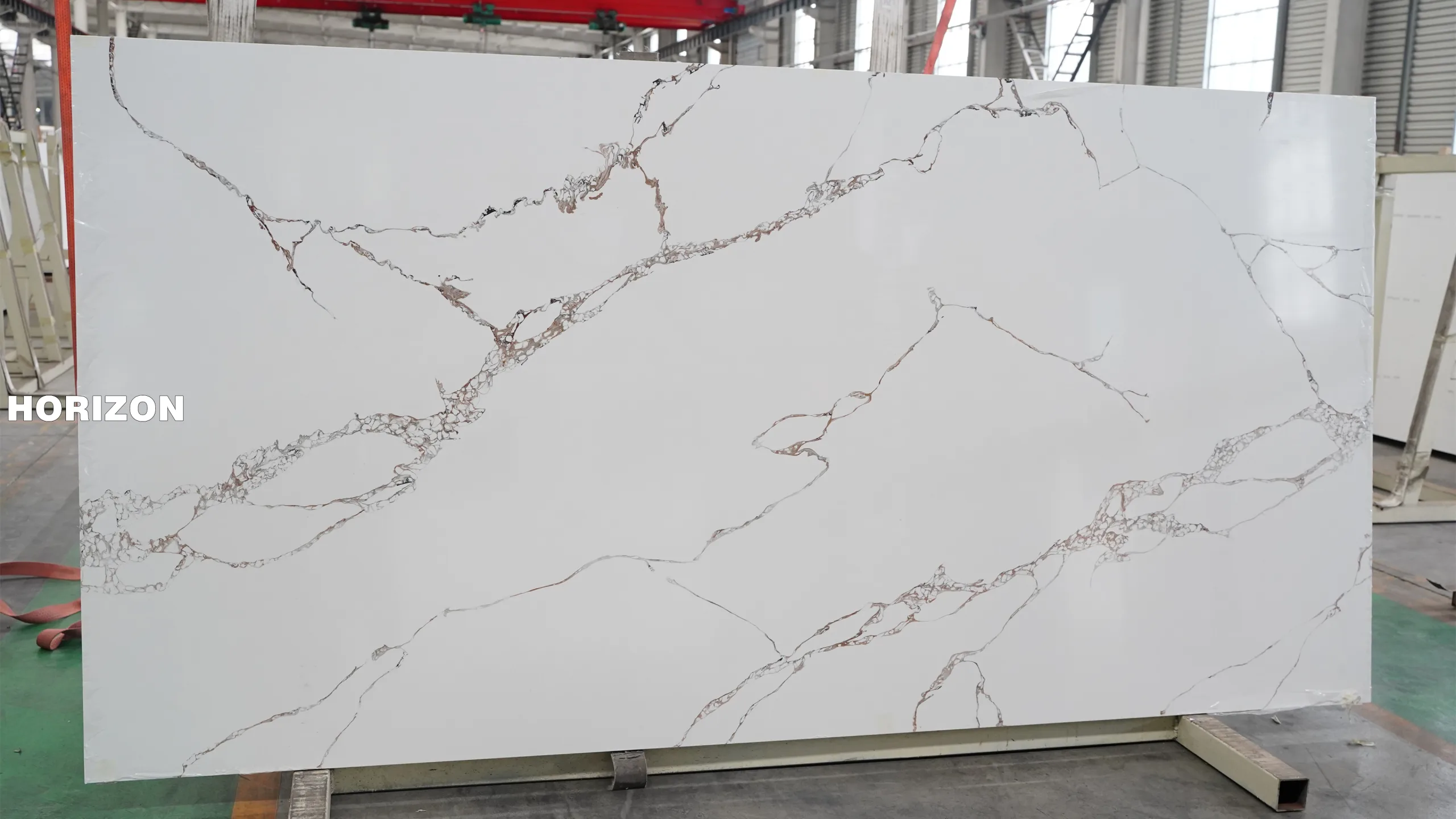 QUARTZ CALACATTA 1127 BEST QUARTZ STONE SLABS - HORIZON QUARTZ