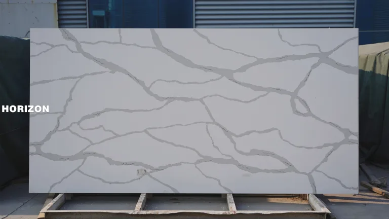 QUARTZ CALACATTA 1801 BEST QUARTZ STONE SLAB - HORIZON QUARTZ