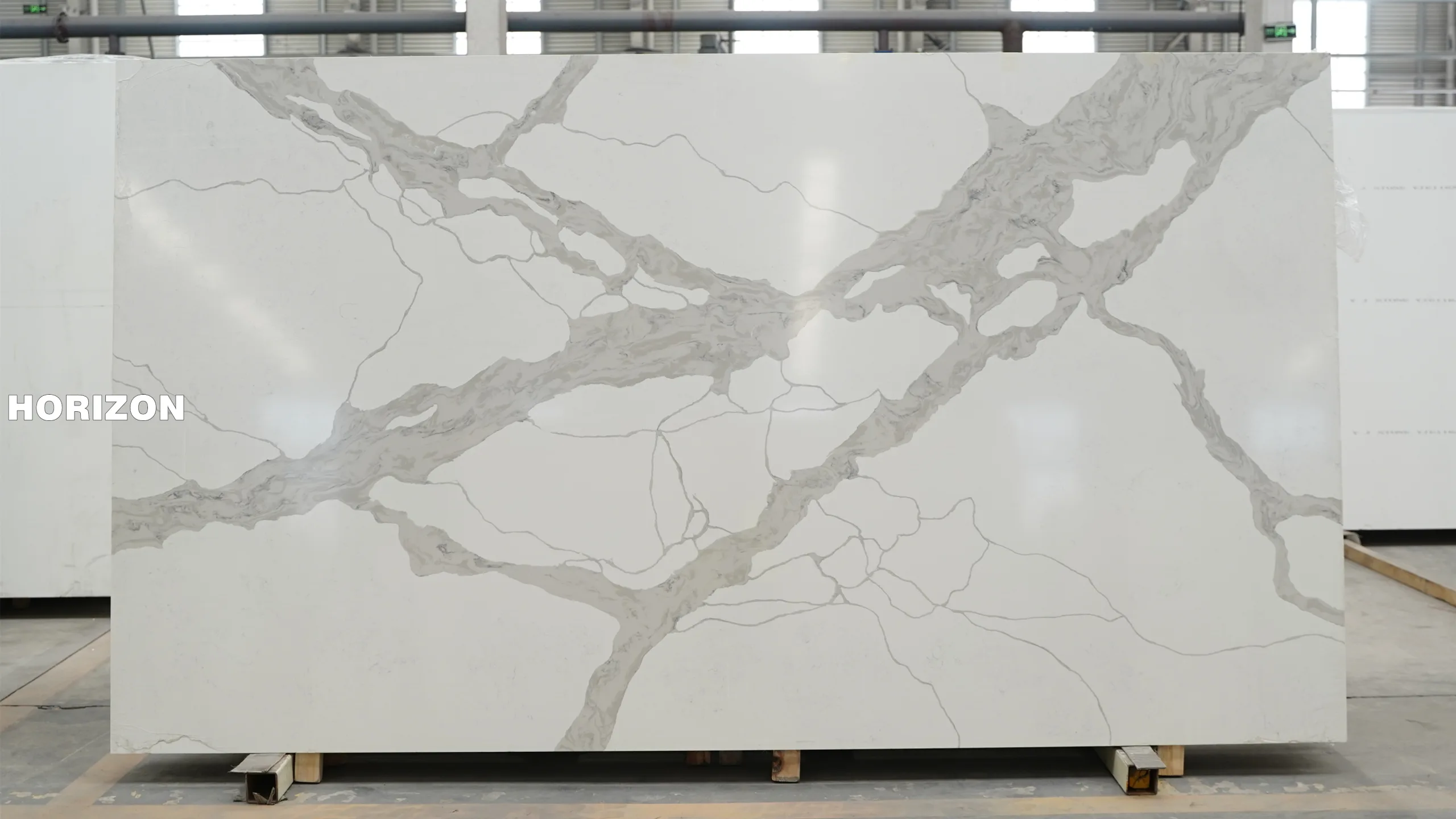 QUARTZ CALACATTA 2006 BEST QUARTZ STONE SLAB - HORIZON QUARTZ