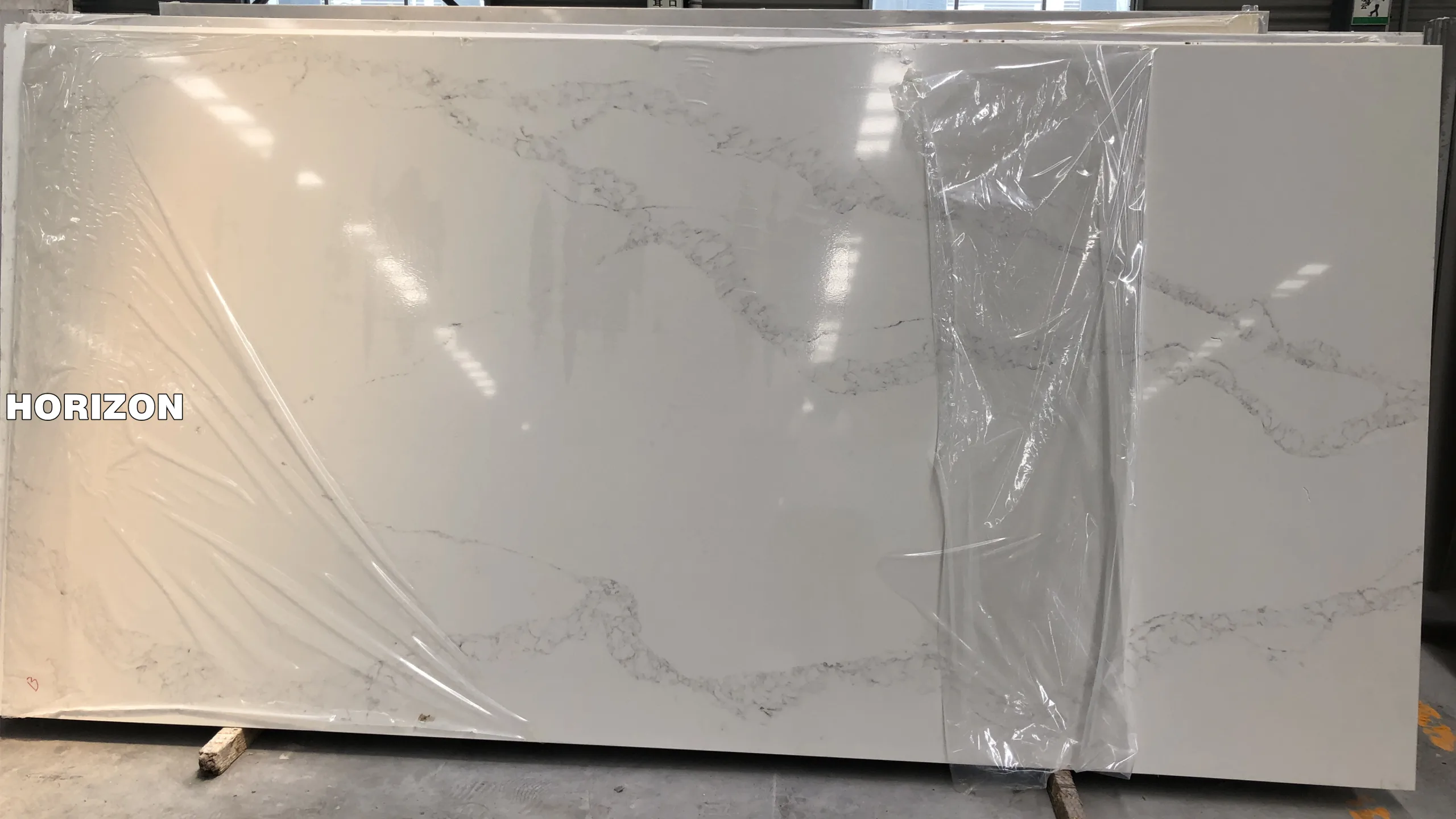 QUARTZ CALACATTA 5111 BEST QUARTZ STONE SLAB - HORIZON QUARTZ