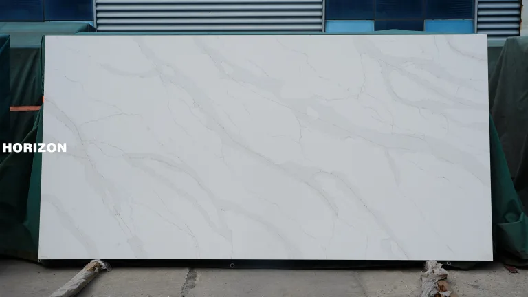 QUARTZ CALACATTA 6090 BEST QUARTZ STONE SLAB - HORIZON QUARTZ