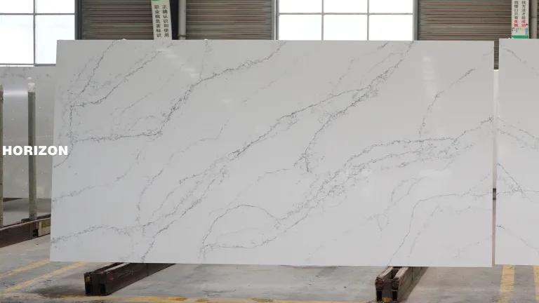 QUARTZ CALACATTA 6099 BEST QUARTZ STONE SLAB - HORIZON QUARTZ