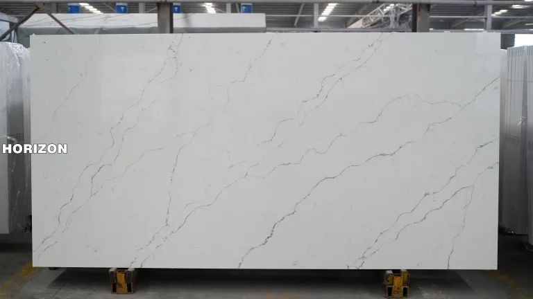 QUARTZ CALACATTA 6125 BEST QUARTZ STONE SLAB - HORIZON QUARTZ