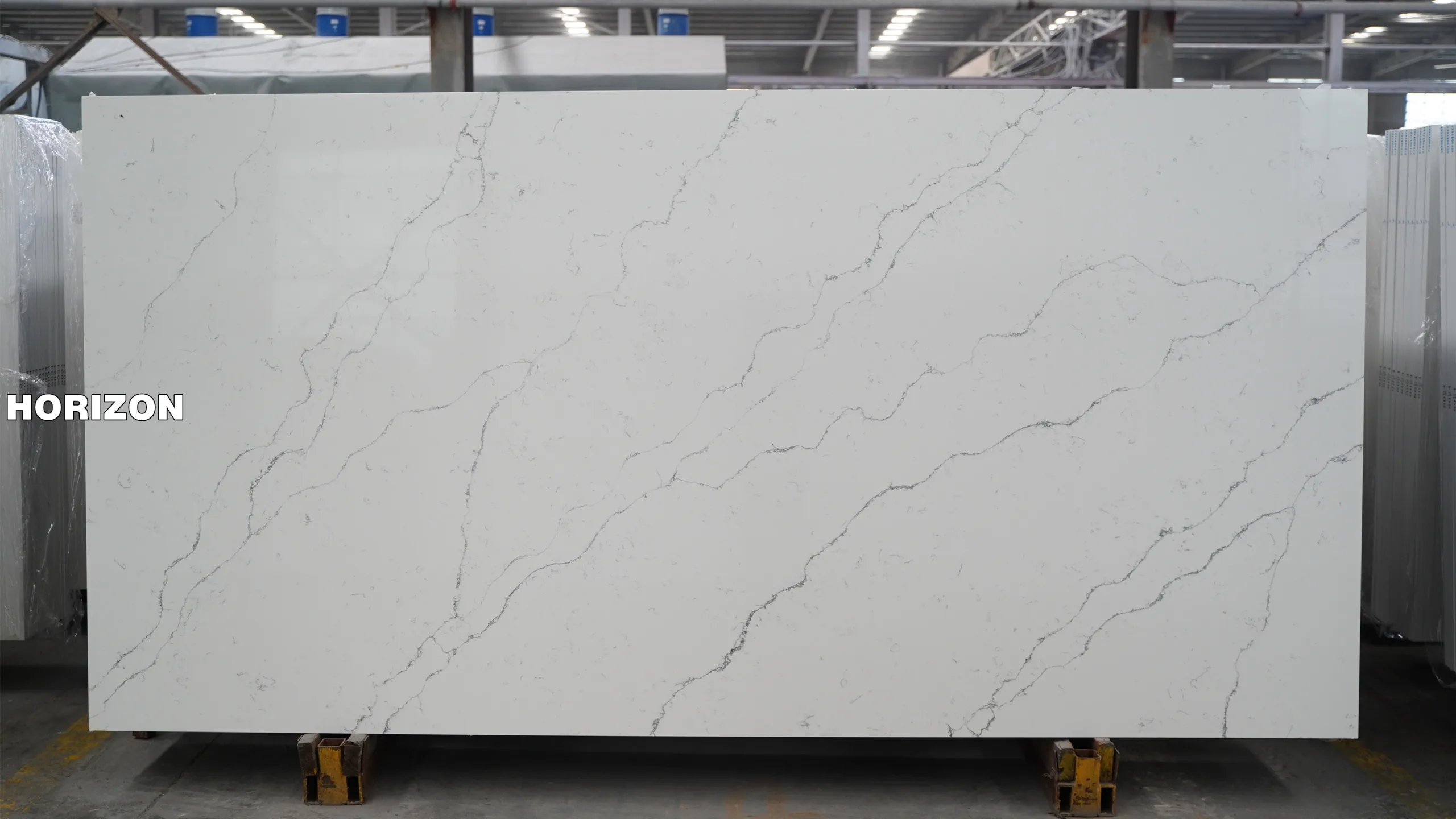 QUARTZ CALACATTA 6125 BEST QUARTZ STONE SLAB - HORIZON QUARTZ