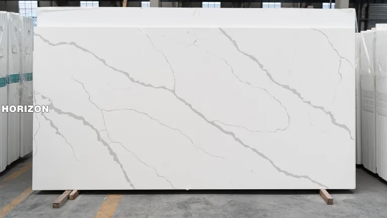 QUARTZ CALACATTA 6713 BEST QUARTZ STONE SLAB - HORIZON QUARTZ