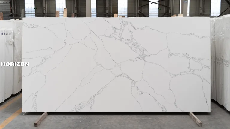 QUARTZ CALACATTA 6729 BEST QUARTZ STONE SLAB - HORIZON QUARTZ