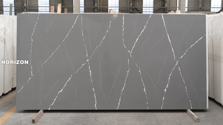 QUARTZ CALACATTA 6731 BEST QUARTZ STONE SLAB - HORIZON QUARTZ