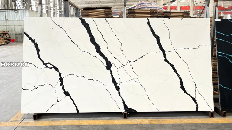 QUARTZ CALACATTA 6785 BEST QUARTZ STONE SLAB - HORIZON QUARTZ
