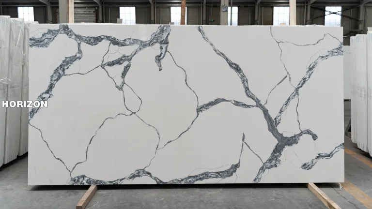 QUARTZ CALACATTA 7212 BEST QUARTZ STONE SLAB - HORIZON QUARTZ