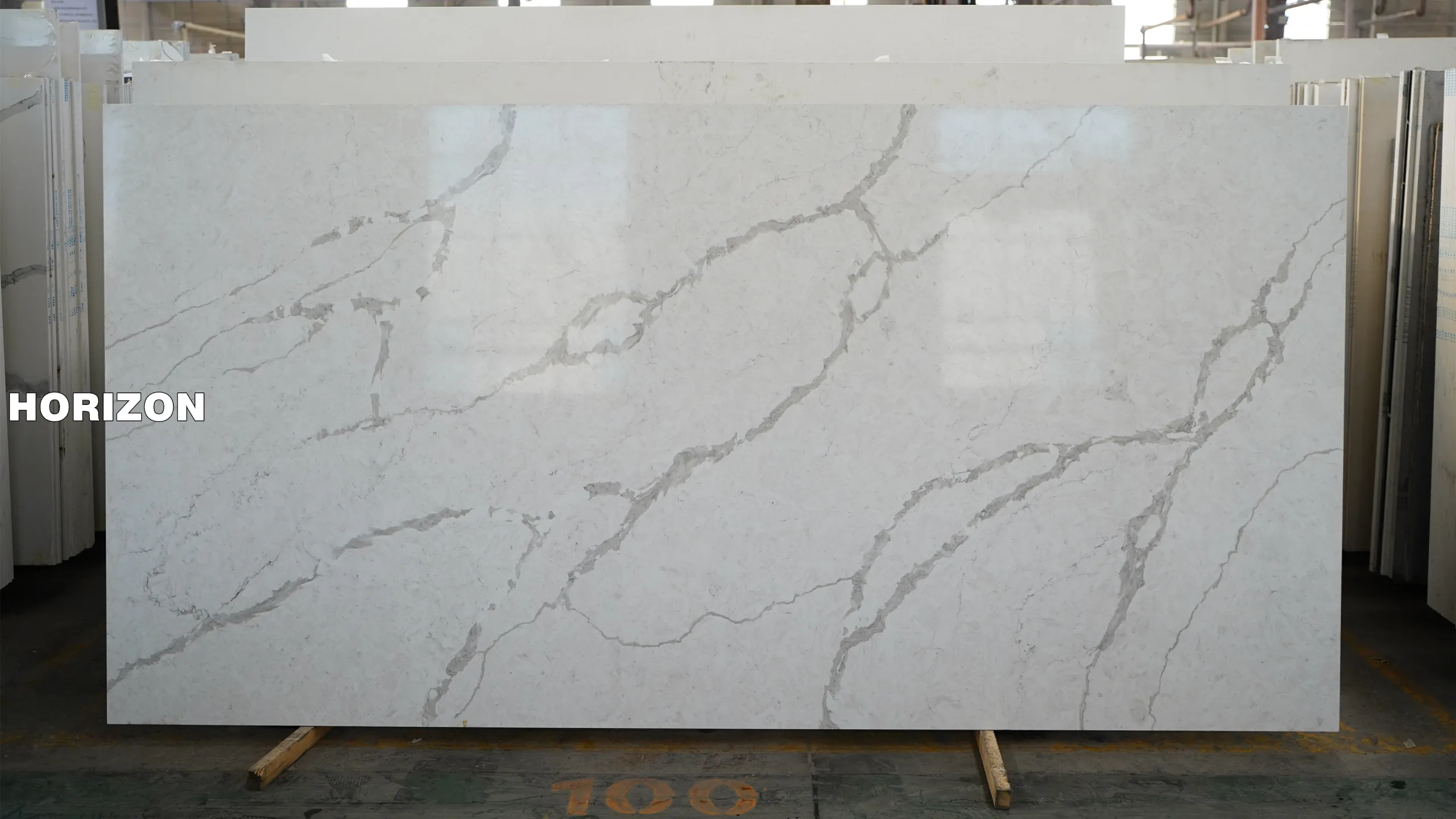 QUARTZ CALACATTA 7367 BEST QUARTZ STONE SLAB - HORIZON QUARTZ