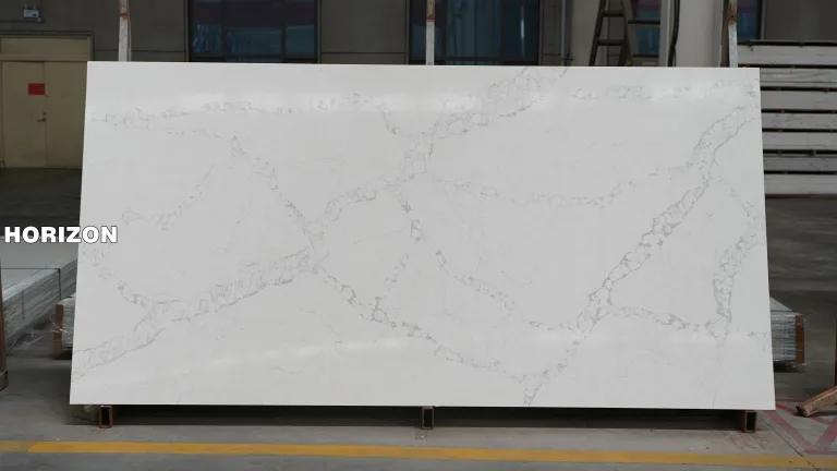 QUARTZ CALACATTA 9034 BEST QUARTZ STONE SLAB - HORIZON QUARTZ