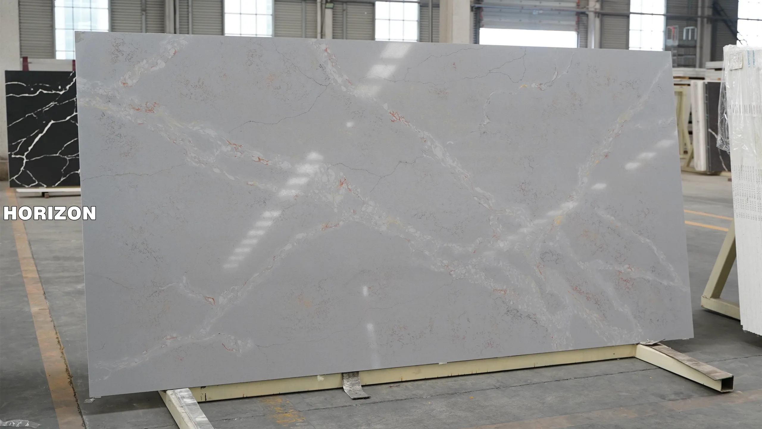 QUARTZ UNIQUE PATTERN 6748 BEST QUARTZ STONE SLABS - HORIZON QUARTZ