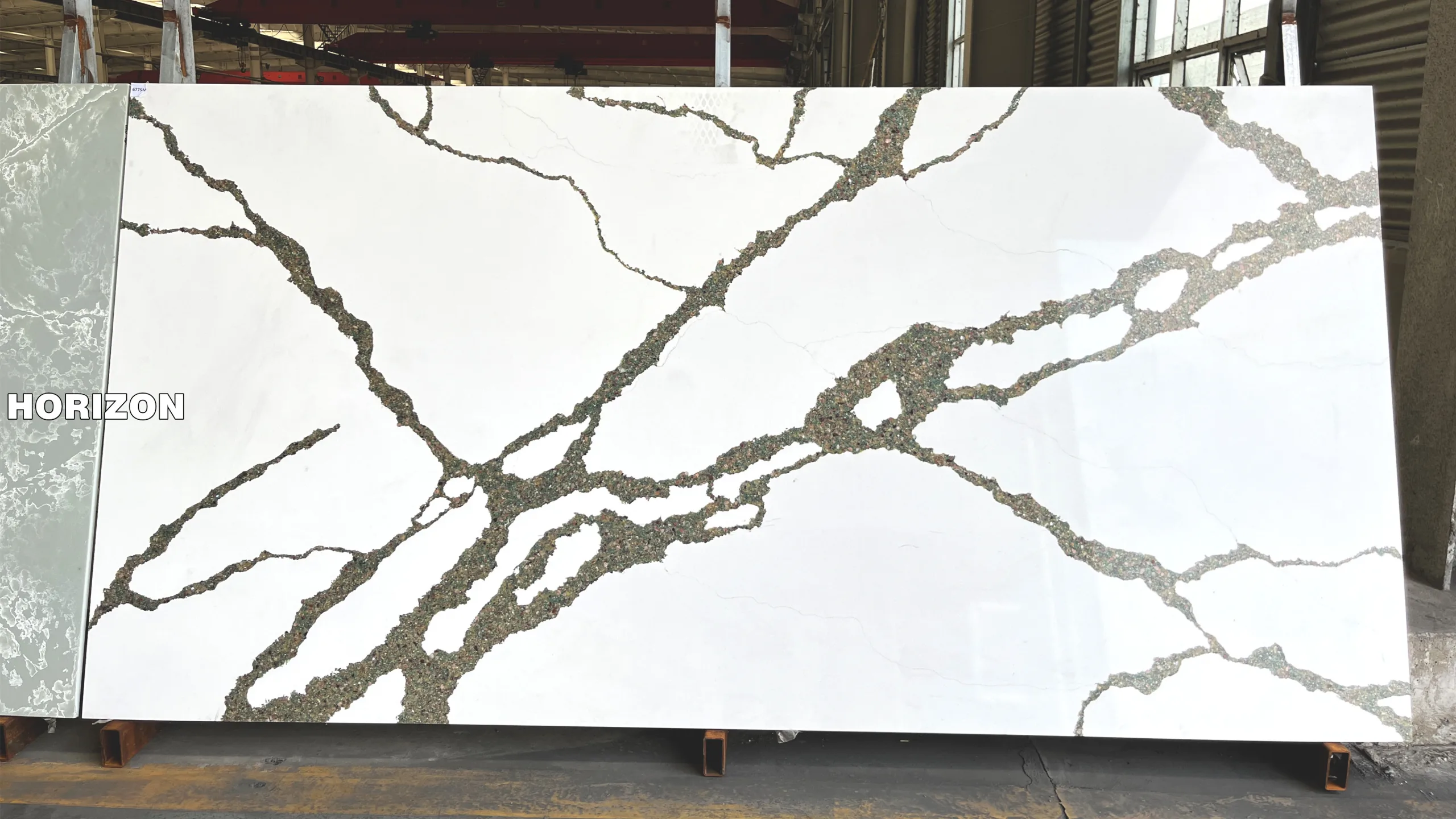 QUARTZ UNIQUE PATTERN 6775 BEST QUARTZ STONE SLAB - HORIZON QUARTZ