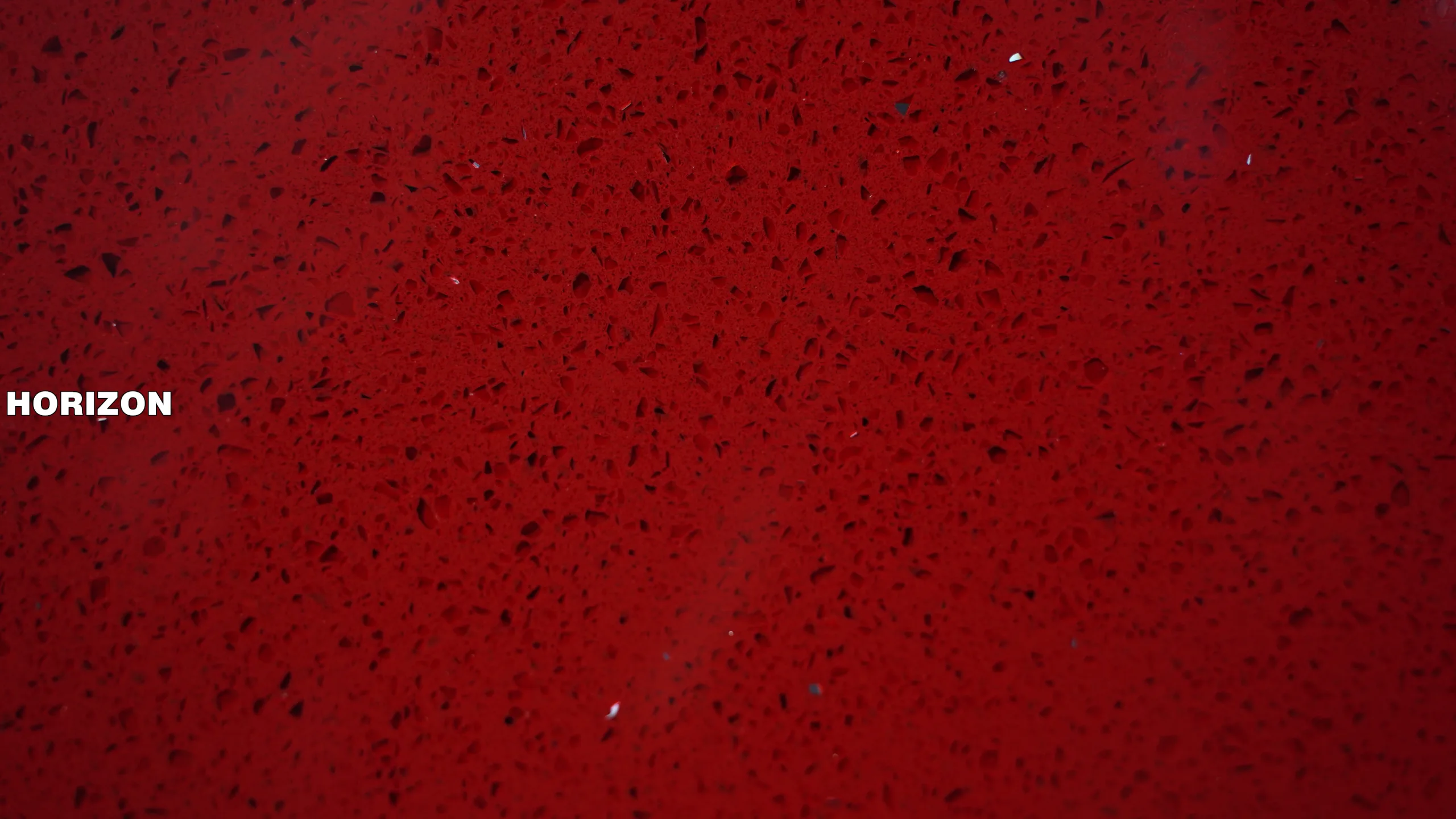 DIAMOND RED (SPARKLE RED) CLOSE UP 1 ES1211 BEST QUARTZ STONE SLAB - HORIZON QUARTZ
