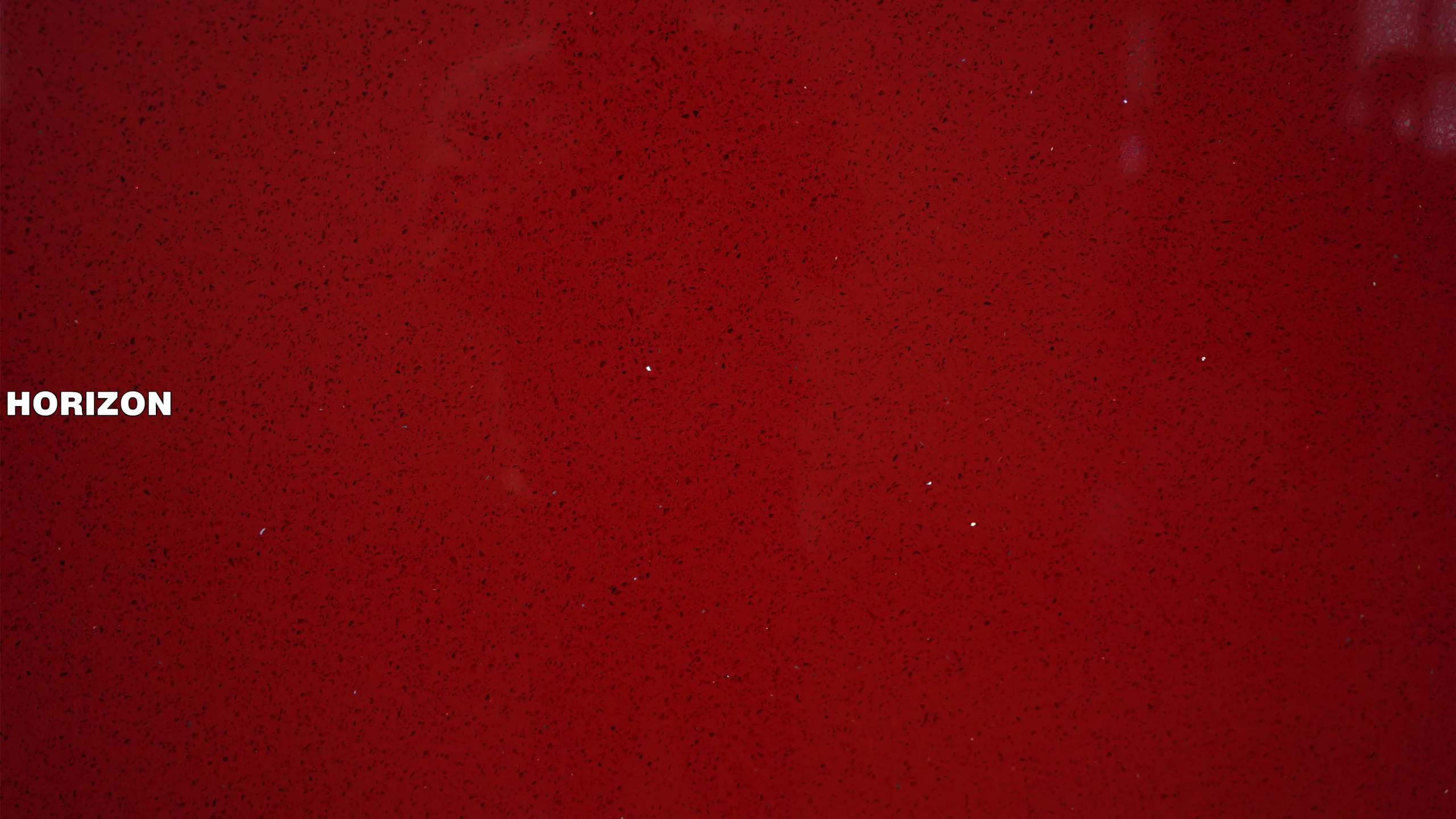 DIAMOND RED (SPARKLE RED) CLOSE UP ES1211 BEST QUARTZ STONE SLAB - HORIZON QUARTZ