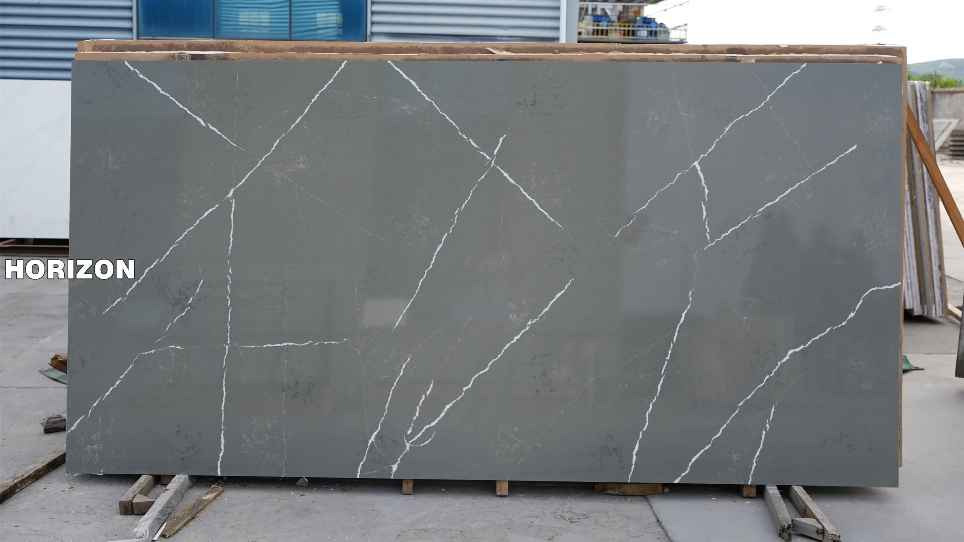 QUARTZ CALACATTA GREY 6059 BEST QUARTZ STONE SLABS - HORIZON QUARTZ