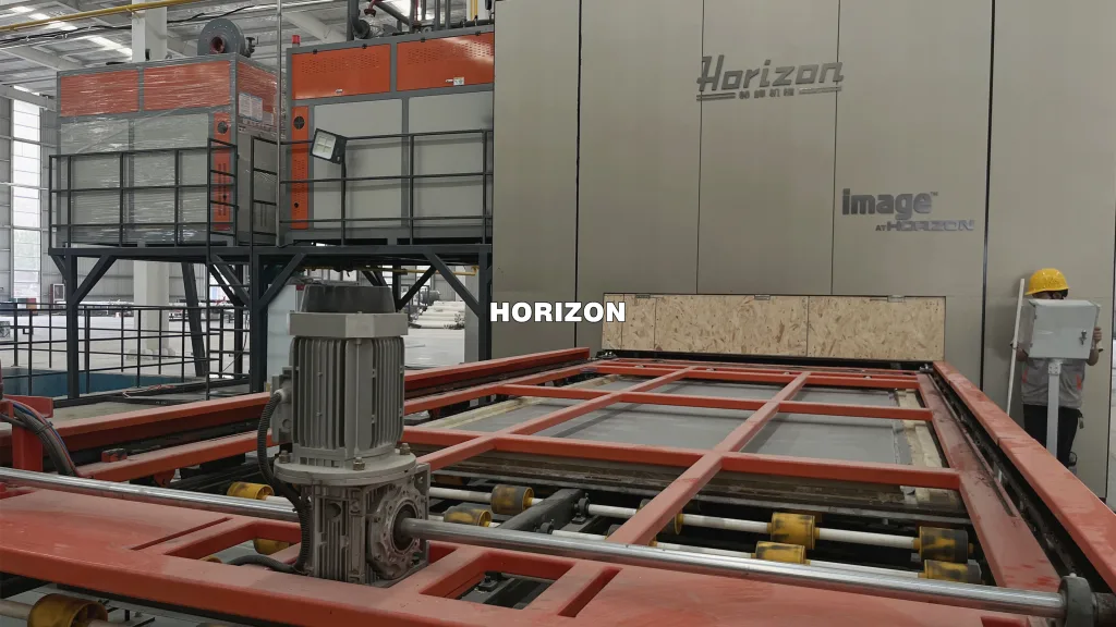 QUARTZ SLAB MOVE INTO A OVEN - HORIZON QUARTZ