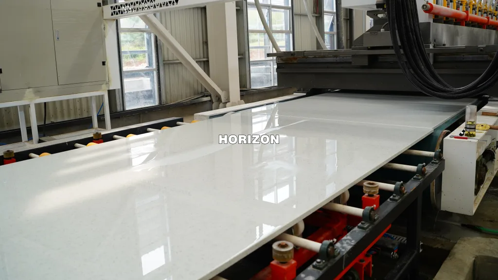 QUARTZ STONE SLABS AFTER POLISH - HORIZON QUARTZ