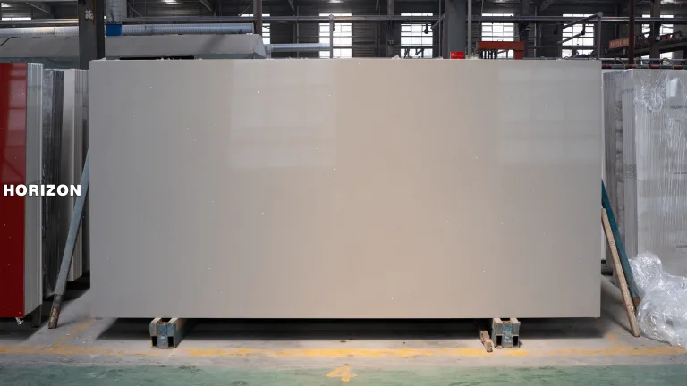 SKY GREY ES1321 BEST QUARTZ STONE SLAB - HORIZON QUARTZ
