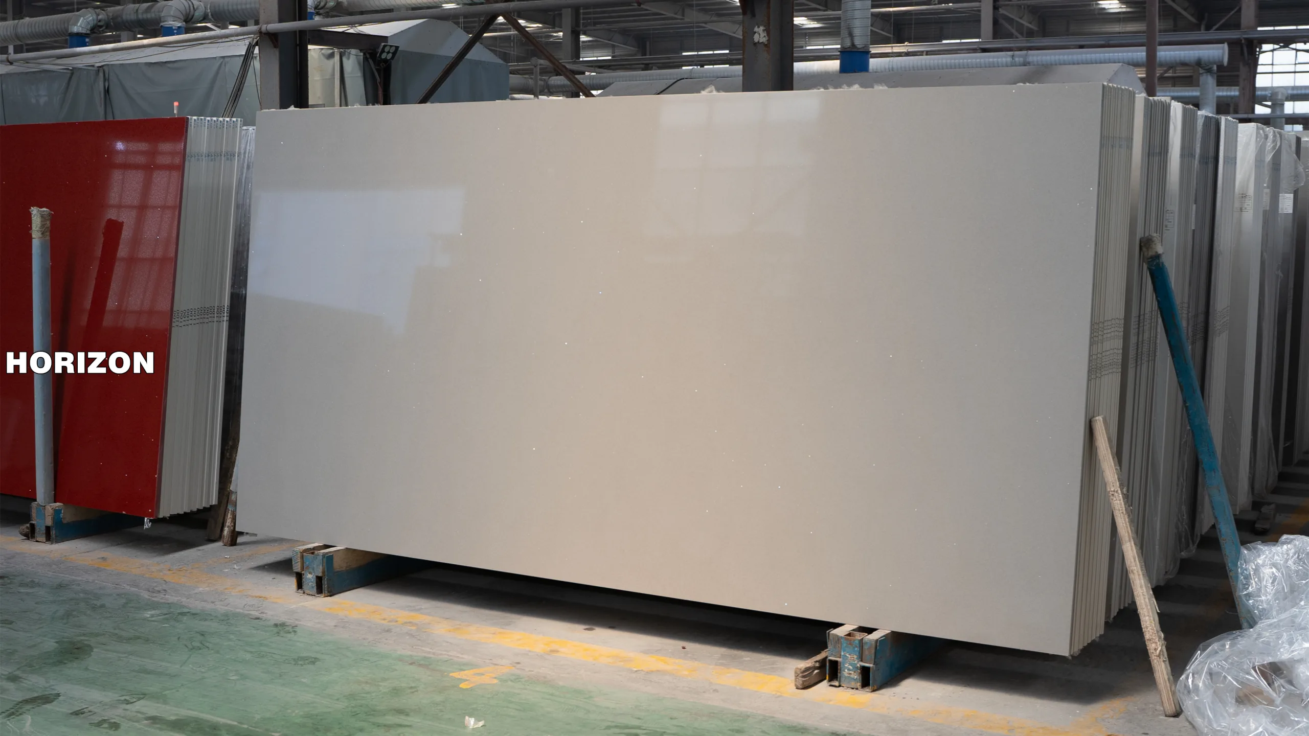 SKY GREY ES1321 BEST QUARTZ STONE SLABS - HORIZON QUARTZ