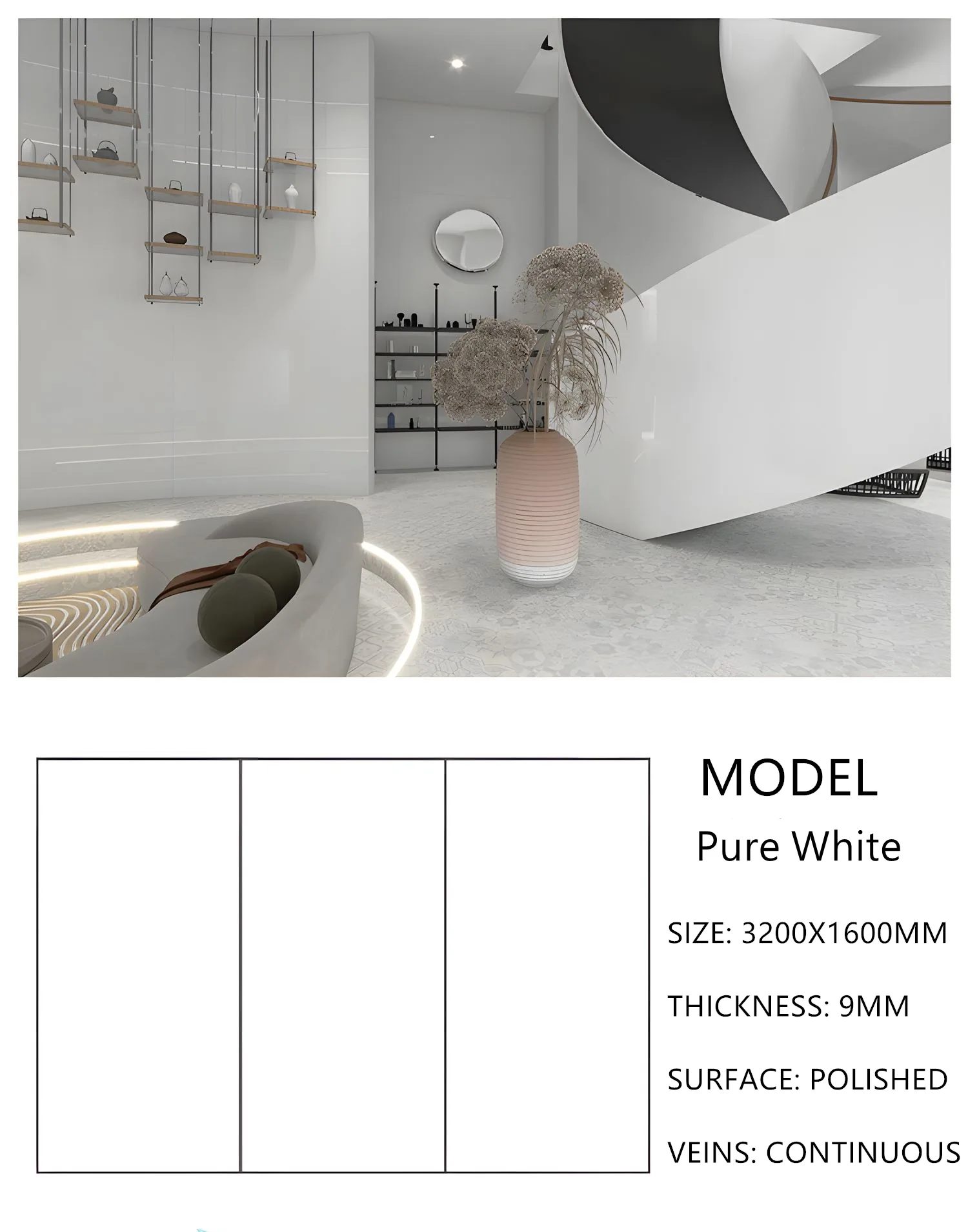 Sintered Stone Pure White