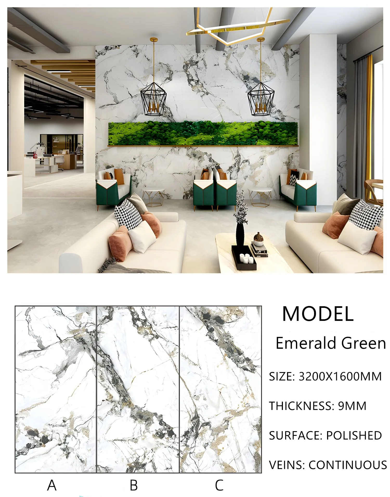 Sintered Stone Emerald Green