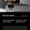 Star Sky Black Sintered Stone Matt 15mm Slab