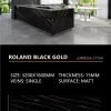 Roland Black Gold Sintered Stone Matt 15mm Slab