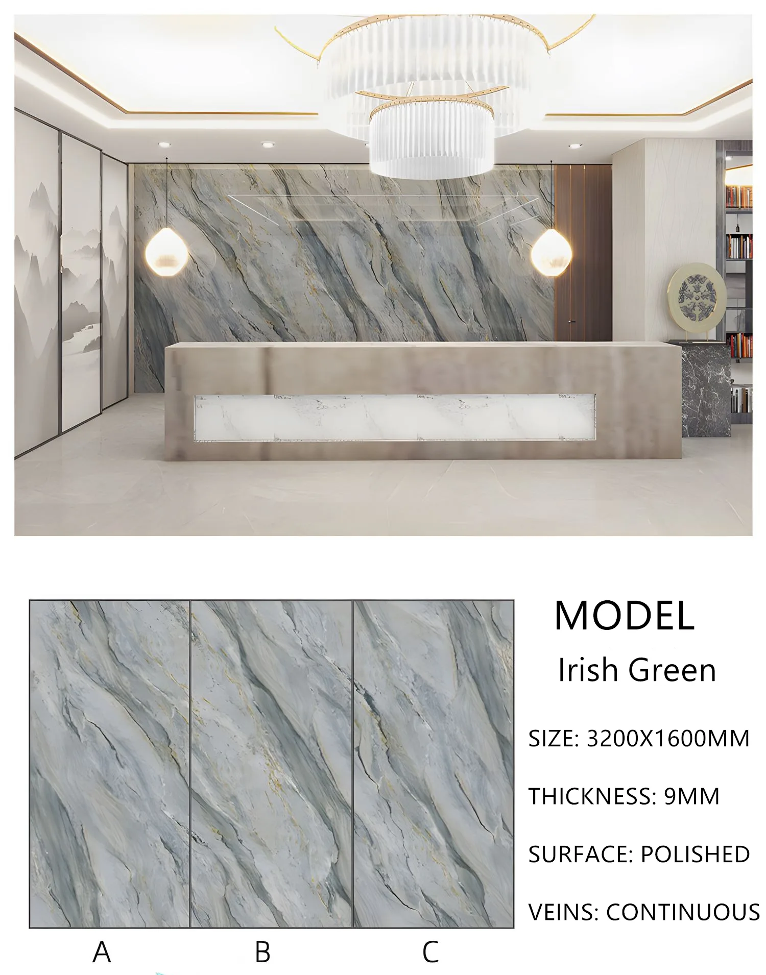 Sintered Stone Irish Green