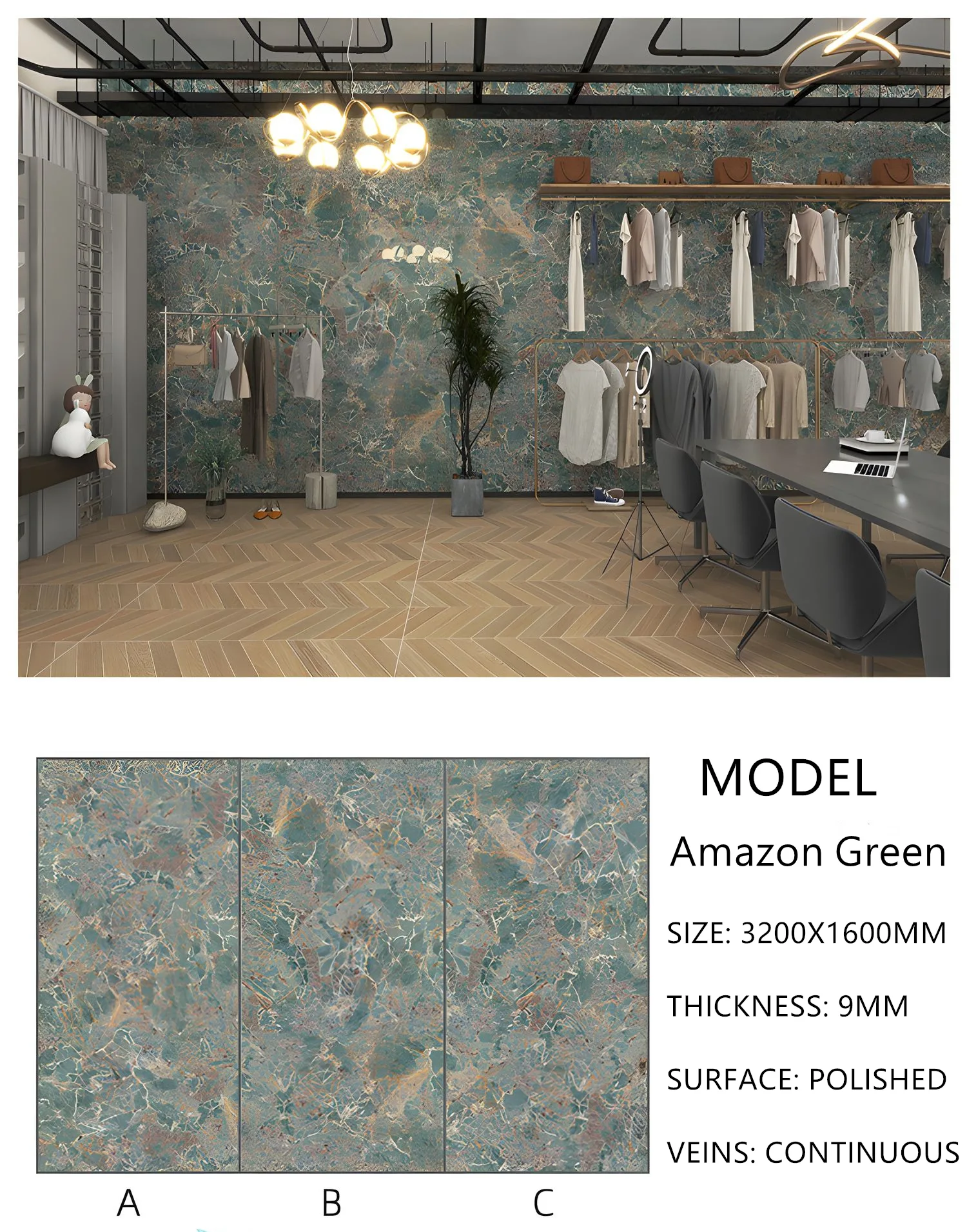 Sintered Stone Amazon Green