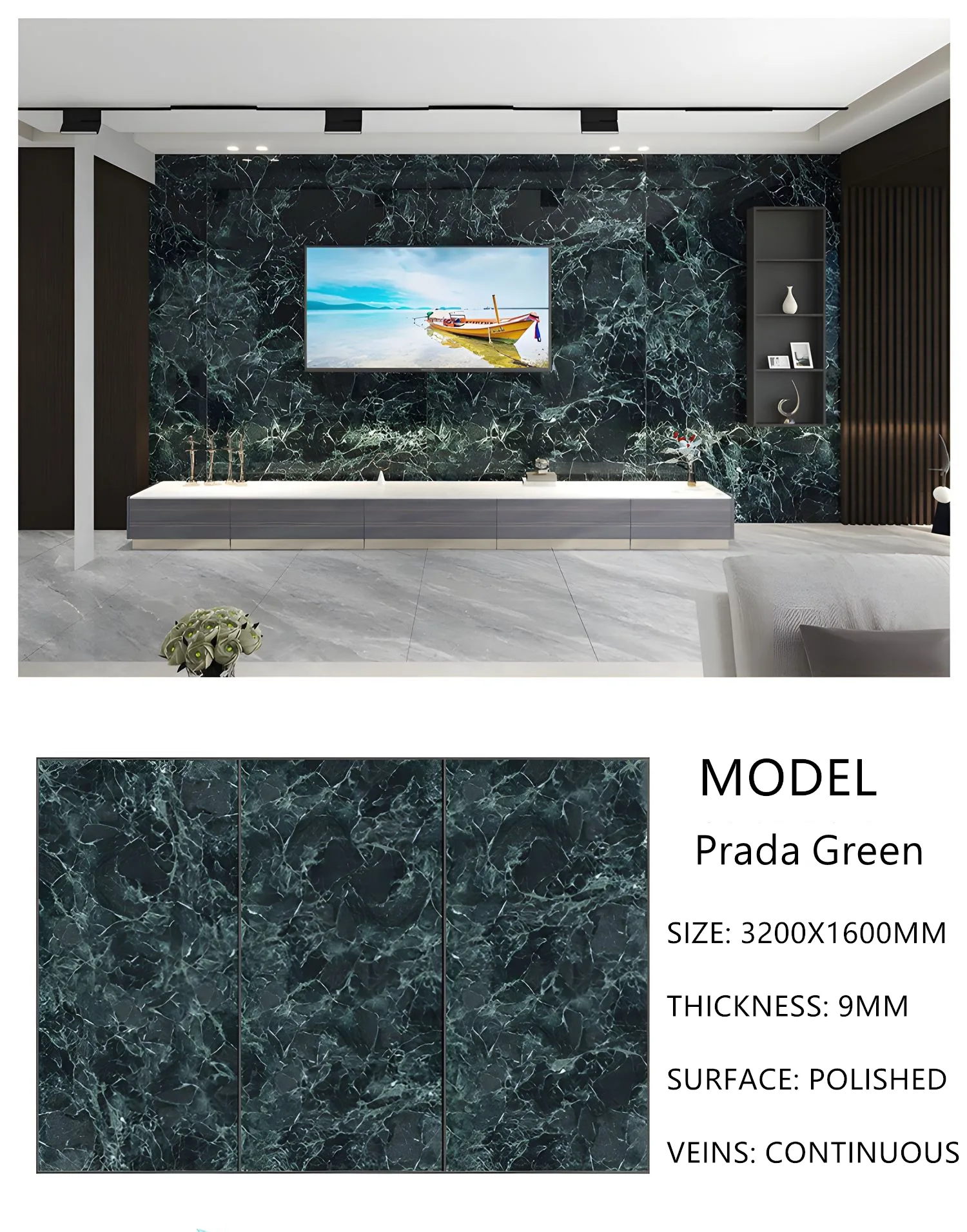 Sintered Stone Prada Green
