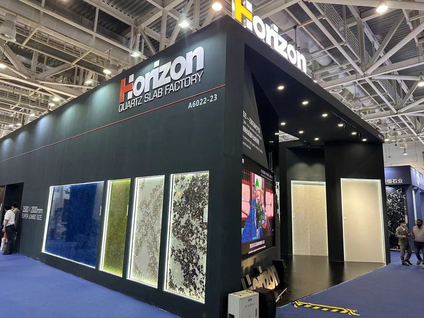 Horizon Booth At Xiamen Stone Fair 2024 Horizon Quartz